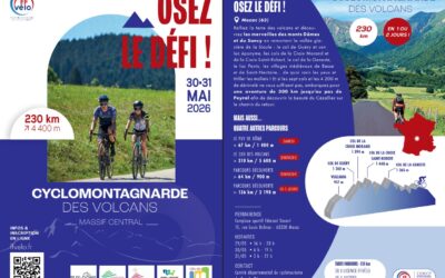 Les inscriptions pour la Cyclomontagnarde des Volcans fin mai 2026 sont lancées.