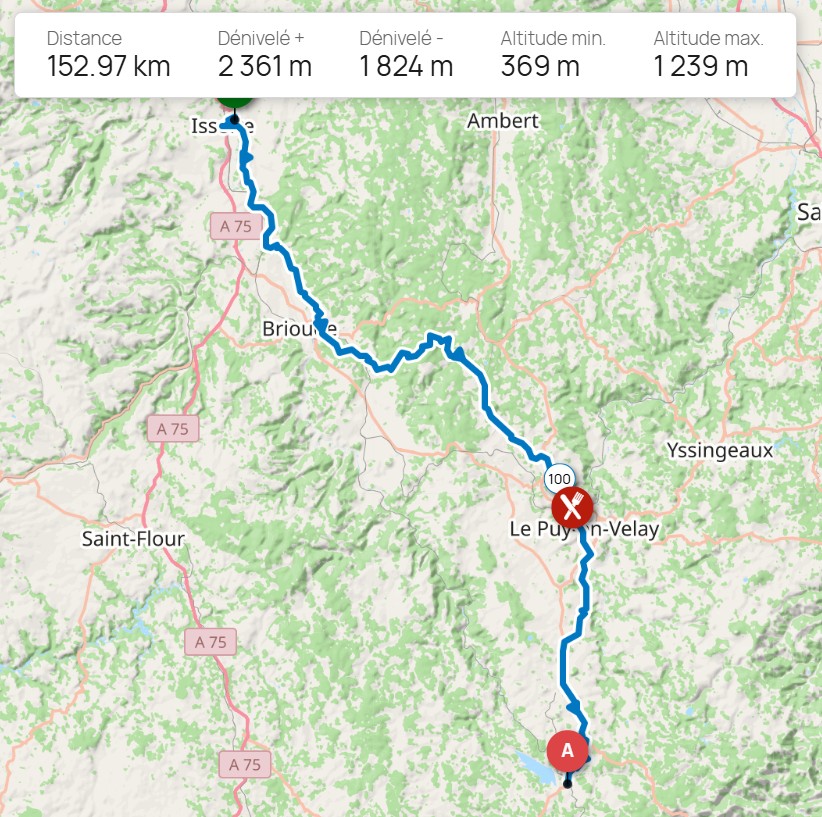 Etape Issoire - Langogne