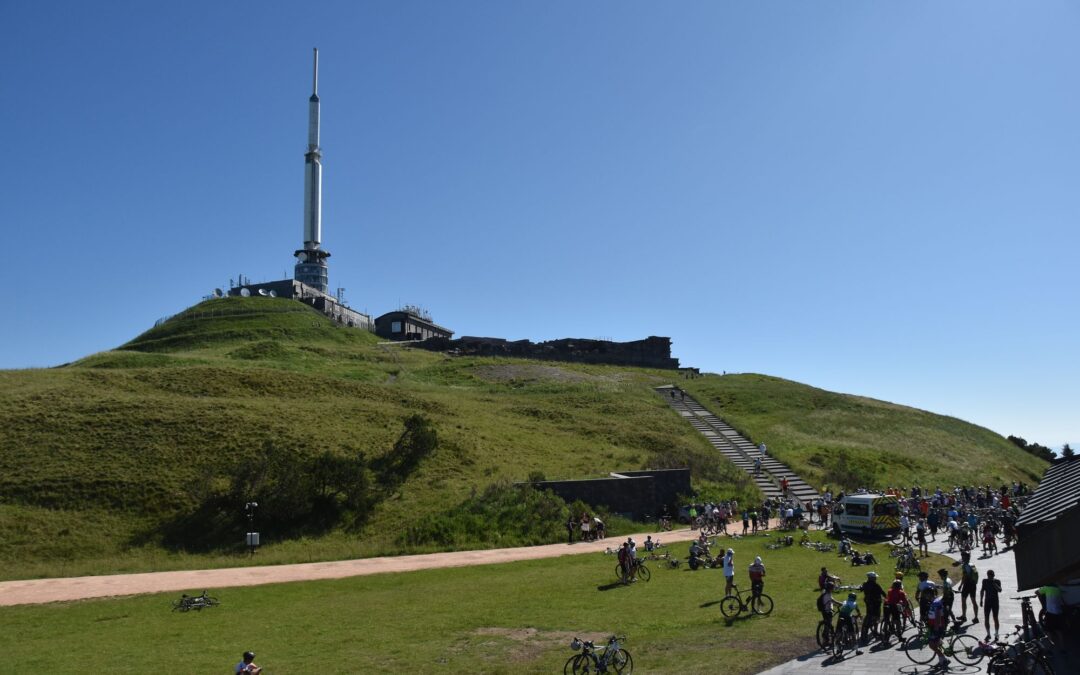 Au sommet du puy de Dôme