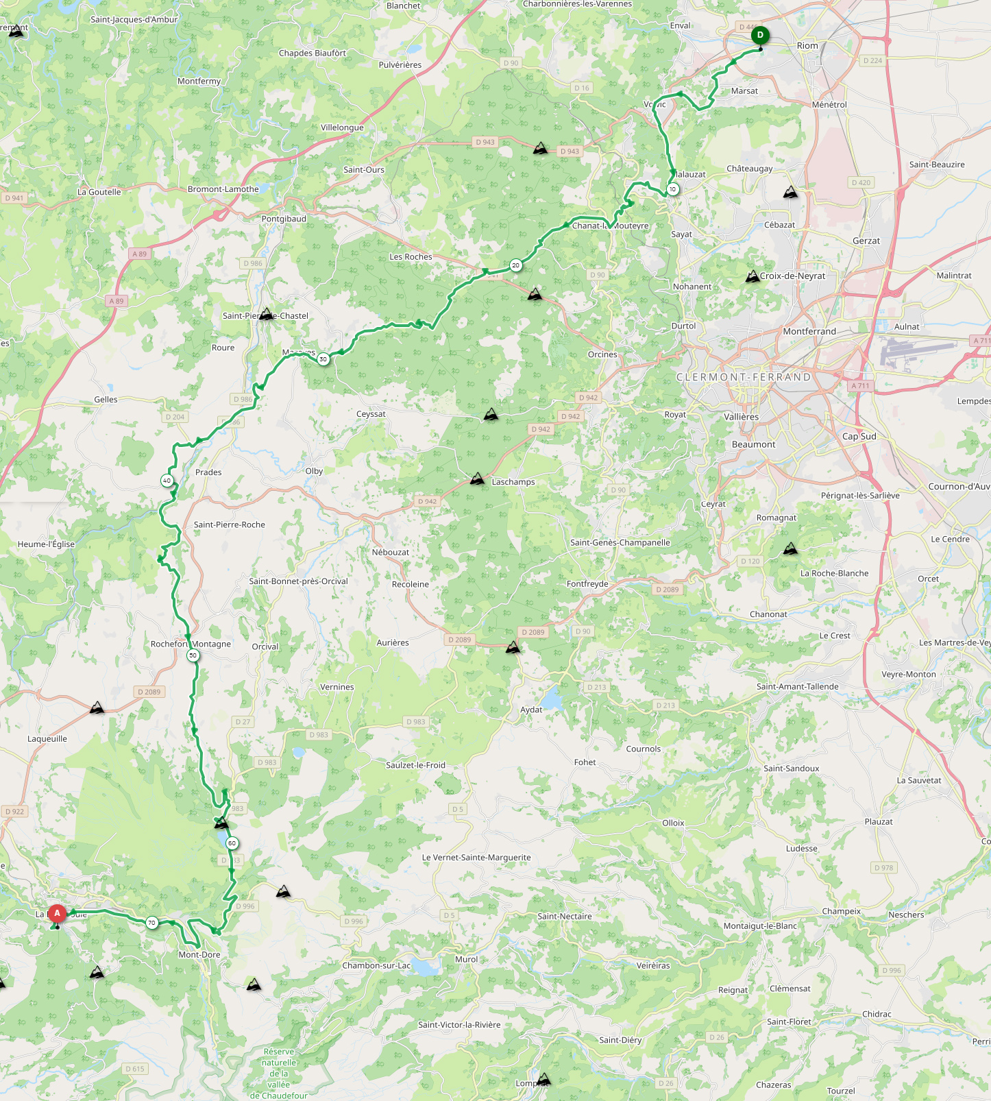 Découverte Mozac - La Bourboule